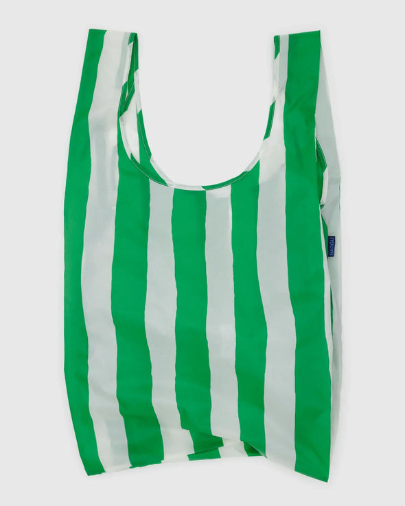 Big Baggu- Green Painted Stripe