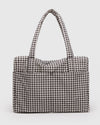 Baggu- Cloud Carry-On| Black & White Gingham