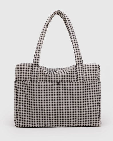 Baggu- Cloud Carry-On| Black & White Gingham