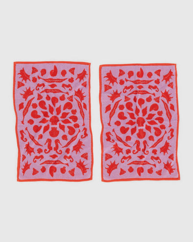 Baggu Hand Towels-Set of 2- Sea Shells