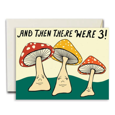 Mushroom Family Greeting Card