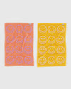 Baggu Hand Towels-Set of 2- Happy Lilac Marigold
