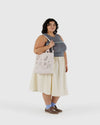 Baggu Horizontal Zip Duck Bag- Embroidered Sea Shells