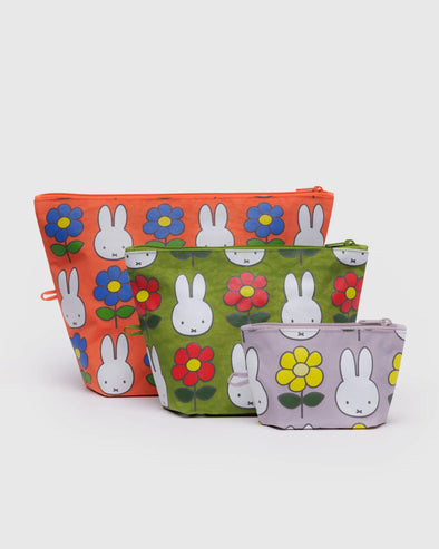 Baggu Go Pouch Set of 3- Miffy