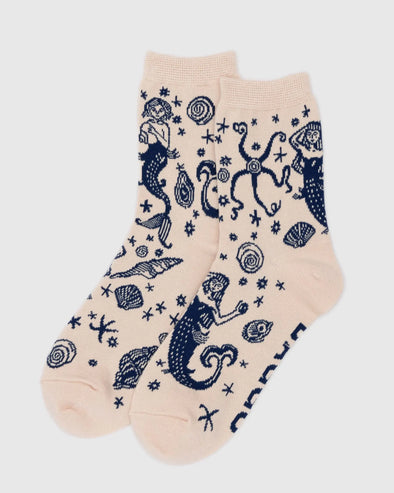 Baggu Crew Socks- Mermaid