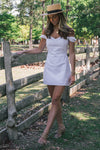 CLEARANCE! Sanibel Mini Dress- White