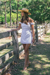 CLEARANCE! Sanibel Mini Dress- White