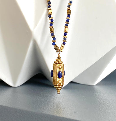 Khiva Necklace- Lapis Lazuli