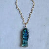 Asier Labradorite GF Fish Necklace