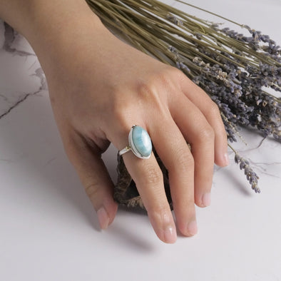 Sterling Silver Larimar Dreams Ring