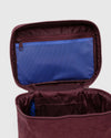 Baggu Large Cosmetic Case- Mahogany