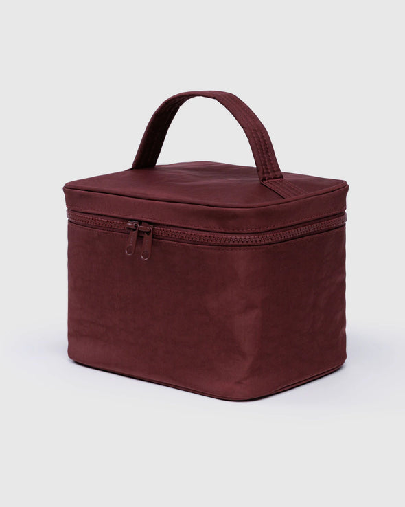 Baggu Large Cosmetic Case- Mahogany