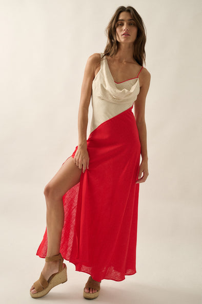dress mini women Bex Halter Ruffle Mini Dress • Shop American Threads Online Boutique Red / XS