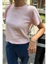 Little Boy Tee- Baby Pink