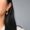 Luna Textured Hoops