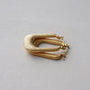 Luna Textured Hoops