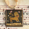Lux Lion~ Art Locket Ornament