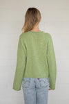 Piper Henley Sweater- Matcha