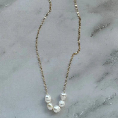 Megan Pearl Necklace