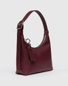 Baggu Mini Recycled Leather Shoulder Bag- Mahogany