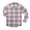 Moab Stretch Flannel- Red/Ivory/Blue