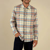 Moab Stretch Flannel- Red/Ivory/Blue