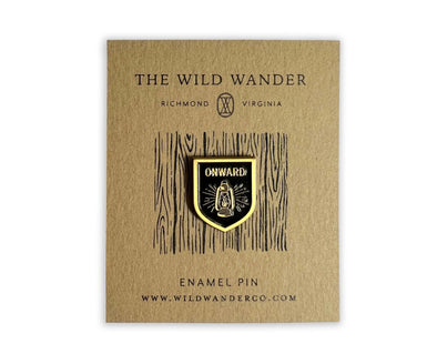 Onward Camp Enamel Pin