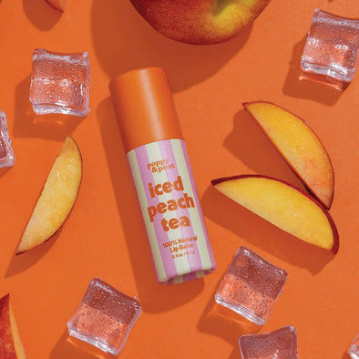 Poppy & Pout Retro Refreshers Lip Balm- Peach Tea