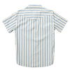 Serape Pearl Snap Shirt- Teal Stripe