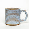 Periwinkle Stripe Hand-Thrown Ceramic 12-14 oz Mug