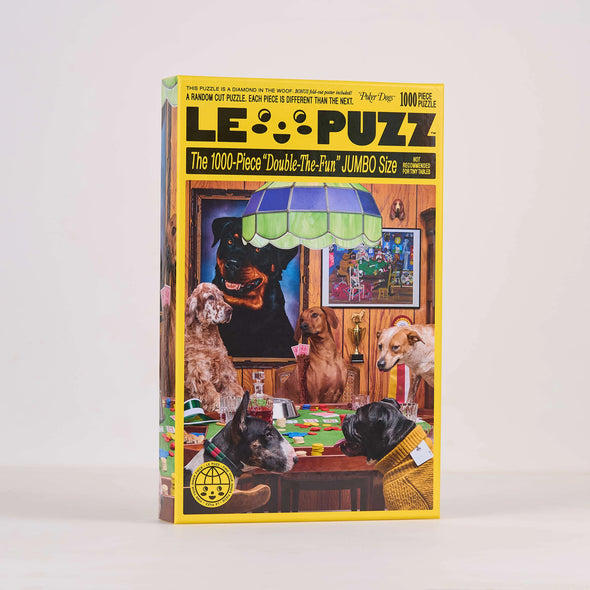 Le Puzz Poker Dogs- 1000 pc Puzzle