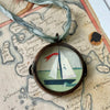 Sail No.8 Art Locket Ornament