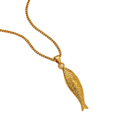 Isla Sardine Pendant Necklace