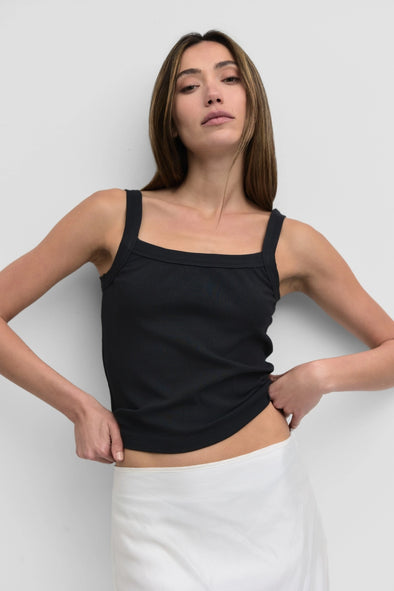 The Shay Tank Top- Black