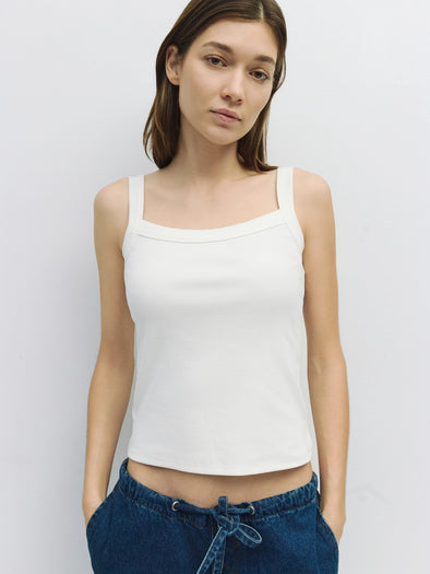 The Shay Tank Top- White