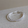 Silver Filled Beaded Bracelet 5mm