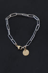 Antique Silver Cecilia Chain Bracelet