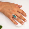 Sterling Silver Turquoise Point Ring