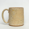 Big Smile Hand-Thrown Ceramic 14 oz Mug- Beige