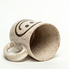 Big Smile Hand-Thrown Ceramic 14 oz Mug- White