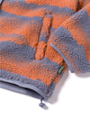 Smoky Mountain Haze High Pile Fleece- Coral/Lavender
