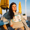 Tern Puff Print Crewneck Sweatshirt- Seafoam