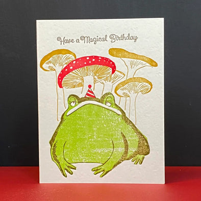 Toad Magical Birthday Greeting Card