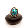 Sterling Silver Turquoise Galaxy Ring