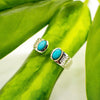 Sterling Silver Turquoise Ray Ring