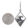 Sterling Three Waves Earrings