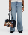 Baggu Medium Nylon Bowler Bag- Western Applique