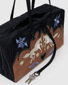 Baggu Medium Nylon Bowler Bag- Western Applique