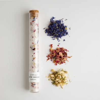 Wildflowers Bath Soak Test Tube