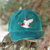 Wood Duck Cord Hat- Teal